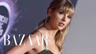 Taylor Swift attends the American Music Awards 2019