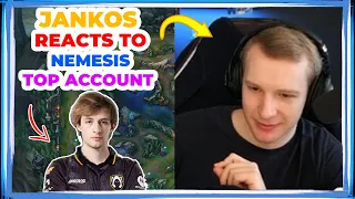 Jankos Reacts to NEMESIS Being in TOP10 👀