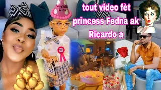 bel video konplèt Fèt Pitit Fedna Ricardo a Princess Nissah birthday 🎂 🥳🎊 tout moun sezi gro supriz