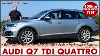 Audi Q7 50 TDI quattro 3.0 V6 210 kW 286 PS 100 km Verbrauch Test Kaufberatung Review Preis Deutsch