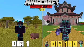 SOBREVIVÍ 100 Días en MINECRAFT HARDCORE 1.21