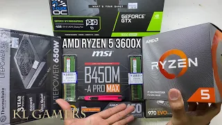 AMD Ryzen 5 3600X msi B450M-A PRO MAX 16GB DDR4 SAMSUNG 970 EVO GTX 1650 Super Armaggeddon Nimitz N5