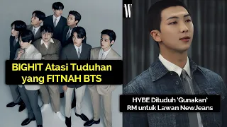 BIGHIT Atasi Tuduhan yang FITNAH BTS & HYBE Dituduh ‘Gunakan’ RM untuk Lawan NewJeans