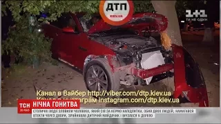 У Києві п'яний водій збив двох пішоходів та розтрощив дитячий майданчик