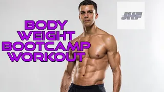 Bodyweight Bootcamp Workout. 30 Minutes. No Equipment.