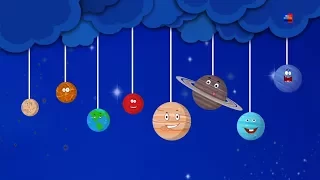 планеты песня узнать планеты детские стишки образовательные песни Kids Rhymes Planets Songs