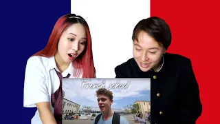 Japanese React To French Public School Vlog