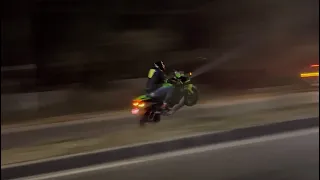 Wheelie on Ninja Zx10r 2021 | Sc project Flyby | Zx10r exhaust | #shorts #zx10r #superbike #wheelie