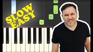 10,000 Reasons - Matt Redman | SLOW EASY PIANO TUTORIAL + SHEET MUSIC by Betacustic