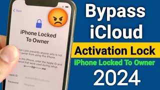 iPhone Locked To Owner How To Unlock ( How To Remove Every iCloud Activation Lock On iPhone 2024 )