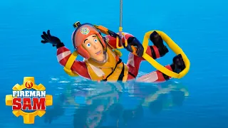 Elvis Is Stuck Underwater! 😱 | Fireman Sam Official 1 hour compilation | Kids Movie