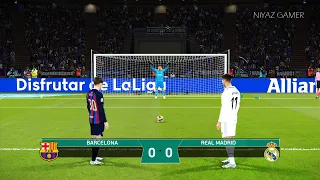 Barcelona vs Real Madrid | El Clasico Penalty Shootout 2023 | eFootball PES Gameplay