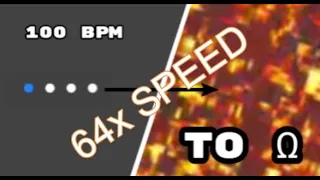 100 TO ABSOLUTE INFINITY BPM BUT 64x SPEED
