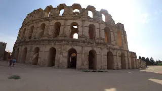 Colosseum in Tunisia. Hotel Bel Azur Thalasso, the best thalasso center of Tunisia. Archive 18g