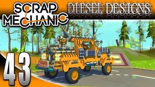 Scrap Mechanic Gameplay : EP43: Mad Max Mohawk Truck! (Let's Play 1080p)