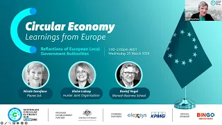 Online Webinar - Circular Economy Learnings from Europe - Reflections of European Local Government A