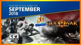 Jogos Grátis de PS4 do Mês  de Setembro de 2018