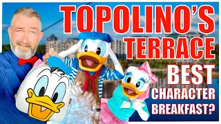 TOPOLINO’S TERRACE Disney Character Dining Breakfast Review | Riviera Resort | DISNEY WORLD 2022