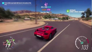 Porsche Carrera GT PERFECT backflip stunt! | Forza Horizon 3 | Logitech G920