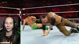 WWE Raw 6/20/16 Baron Corbin vs Zack Ryder