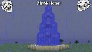 Как построить красивый фонтан в minecraft