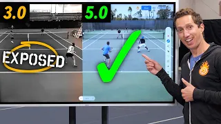 3.0 vs 5.0 NTRP Doubles - Faulty Positioning EXPOSED