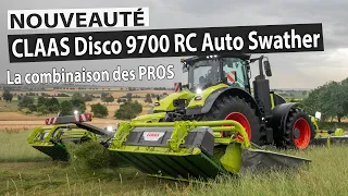 Nouvelle CLAAS Disco 9700 RC Auto Swather : une combinaison de fauche pour les PROS