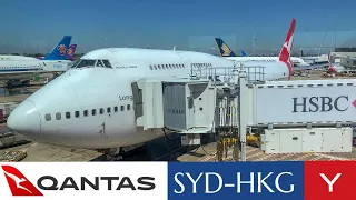 Review #2 | QANTAS 747-400 ECONOMY Class Review: Sydney to Hong Kong