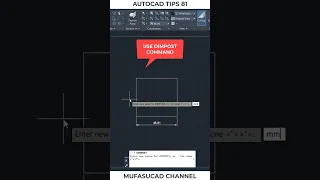 AutoCAD Tips 81 Add Dimension Units #shorts