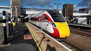 Trains at: Peterborough, ECML, 30/10/21