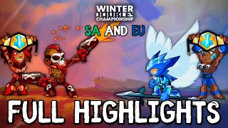 Brawlhalla WINTER DOUBLES CHAMPIONSHIP - EU AND SA FULL Highlights (ft: Pavelski, Godly, Kyna, +)