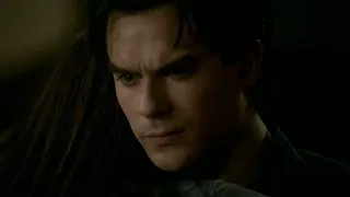 Elena Hugs Upset Damon And Uncle John Is Back In Town - The Vampire Diaries 2x12 Scene