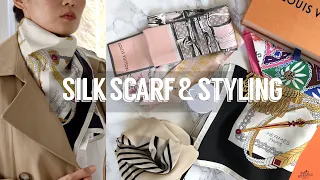 ENG) Silk Scarves to invest/how to choose a perfect scarf/ Hermes, Louis Vuitton, Dior, Toteme 