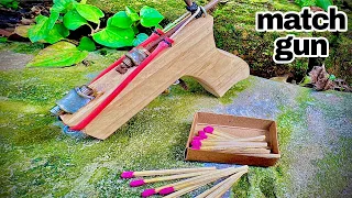 how I make wooden match toys - cool - đồ chơi sử dụng diêm