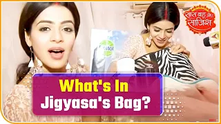 Shakti's Heer Aka Jigyasa Singh Shows What's In Her Bag | Saas Bahu Aur Saazish