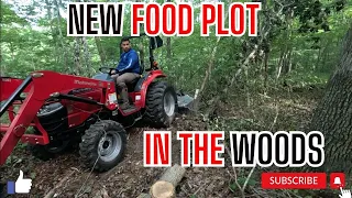 Mahindra 1626 HST IronCraft 1205 Rotary Cutter Making New Fall Food Plot 2023 Season