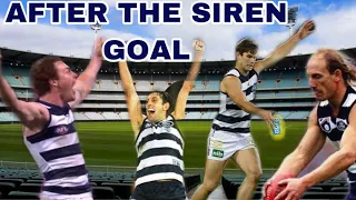 *EVERY* After The Siren Goal Kicked by Geelong Cats