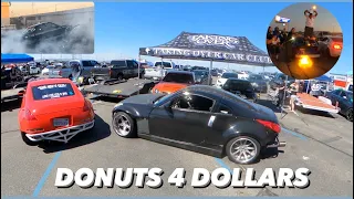 DRIFTING MY 350z AT DONUT 4 DOLLARS EVENT!!!