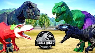 Fang Edition Tyrannosaurus REX Breakout & Dinosaurs Fight - JURASSIC WORLD EVOLUTION