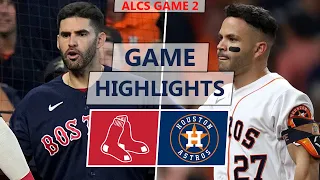 Boston Red Sox vs. Houston Astros Highlights | ALCS Game 2 (2021)