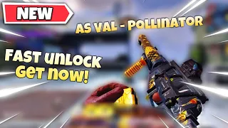How To Unlock AS VAL - Pollinator Camo In CODM EASY! | Call Of Duty Mobile