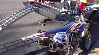 Luna Modded Sur Ron MX vs 450cc Husqvarna Race Bike