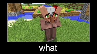 Minecraft wait what meme part 183 (scary villager)