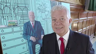 Professor Geoff Ward discusses his portrait