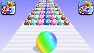 Ball Run 2048, Sandwich Run, Skibidi War Top Tjktok Game 12345 Max Levels Gameplay iOS,Android ziywe