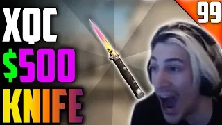 XQC GETS A $500 KNIFE! - xQc Stream Highlights #99 | xQcOW