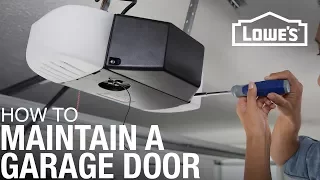 How To Maintain a Garage Door