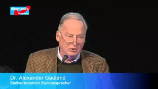 AfD Dr. Alexander Gauland am 24.10.2015