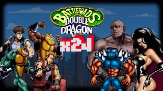 Battletoads & Double Dragon x24 на 4ых игроков от @corpsegrinder8564  (Homebrew)