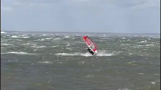 50m windsurfing in Storm Eunice was enough!